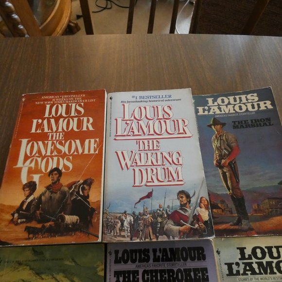 10 Vintage Louis Lamour Western Paperbacks - Picture 2 of 10
